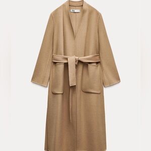 Zara 100% wool coat ZW collection brand new no tag